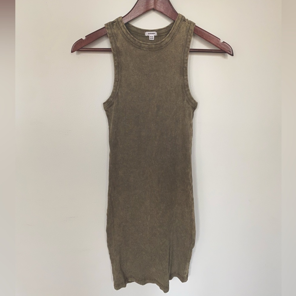 Garage Acid Wash Body Con Dress